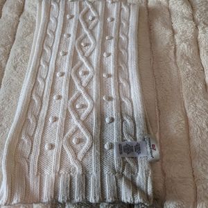 Vineyard Vines Wool & Cashmere White Scarf